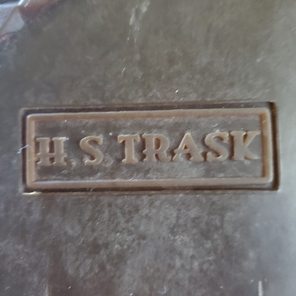 H.S. Trask Brown Leather Boat Shoes with Moccasin Stitching Size 12M - Picture 8 of 10